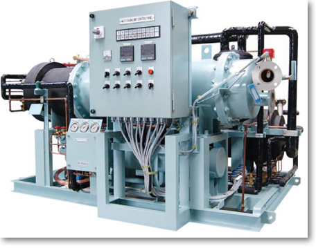 Cooling systems for marine gas oil or fuel oil for diesel engines